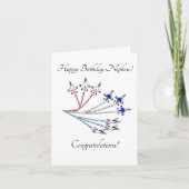 Thunderbird Nephew Birthday Card White Kaart (Voorkant)