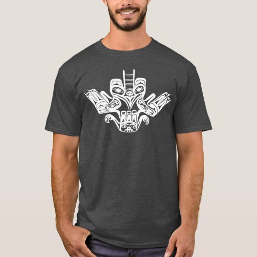 Thunderbird Northwest Haida Tribe Indiaas T-shirt (Voorkant)