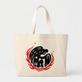 Thunderbird Phoenix Grote Tote Bag (Voorkant)