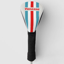 Thunderbird Pin Gestreept met Naam Golfheadcover