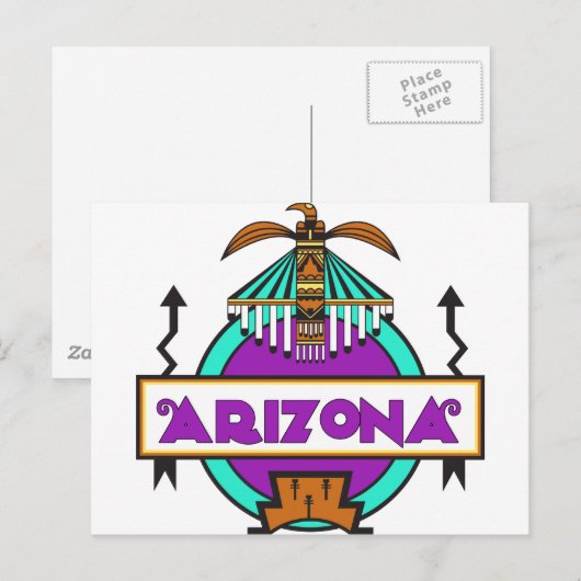 Thunderbird Shield Briefkaart (Voorkant / Achterkant)