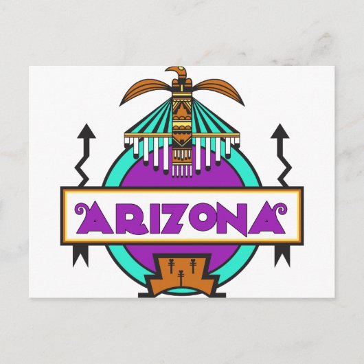 Thunderbird Shield Briefkaart (Voorkant)