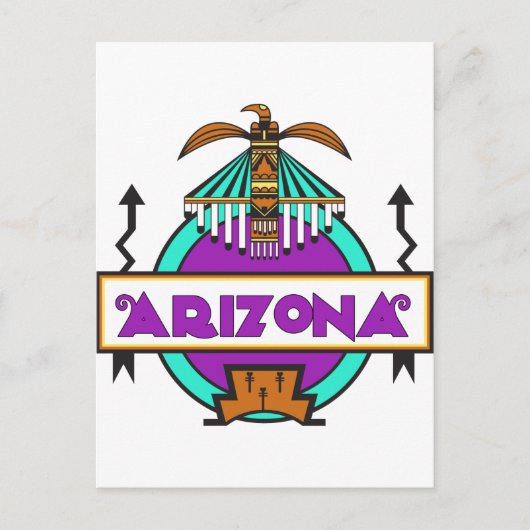 Thunderbird Shield Briefkaart (Voorkant)