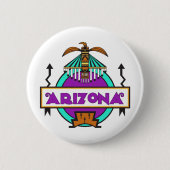 Thunderbird Shield Ronde Button 5,7 Cm (Voorkant)