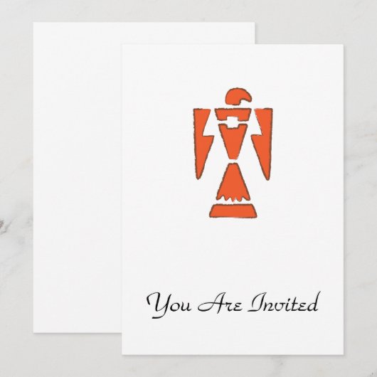 ThunderBird - Southwest Indian Design Kaart (Voorkant / Achterkant)