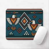 Thunderbird Spirit Tribal Pattern Muismat (Met muis)