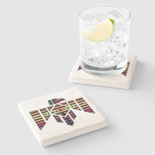 Thunderbird Stone Onderzetter (Zijkant)