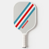 Thunderbird Strepen met Naam Pickleball Paddle (Achterkant)