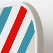 Thunderbird Strepen met Naam Pickleball Paddle (Links Detail)