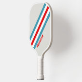 Thunderbird Strepen met Naam Pickleball Paddle (Links)
