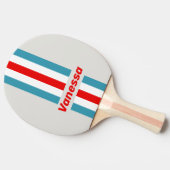 Thunderbird Strepen met Naam Tafeltennisbatje (Zijkant)