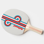 Thunderbird Stripe Loop met naam Tafeltennisbatje (Zijkant)