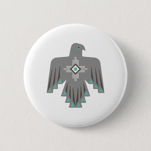 Thunderbird Symbol Ronde Button 5,7 Cm (Voorkant)