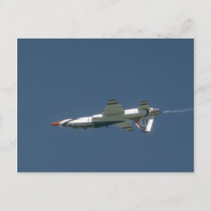 Thunderbird T-38 Jet ondersteboven Briefkaart