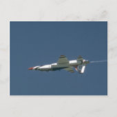 Thunderbird T-38 Jet ondersteboven Briefkaart (Voorkant)