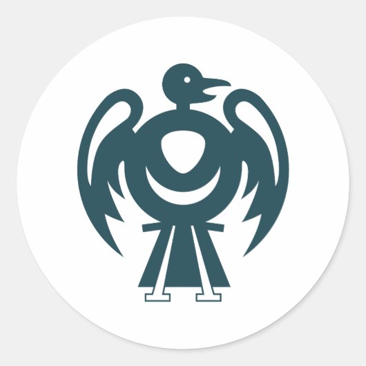 Thunderbird V2 Ronde Sticker (Voorkant)
