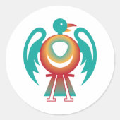 Thunderbird V2 Ronde Sticker (Voorkant)