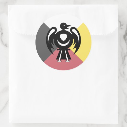 Thunderbird V2 Ronde Sticker (Tas)