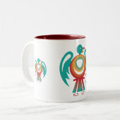 Thunderbird V2 Tweekleurige Koffiemok (Voorkant links)