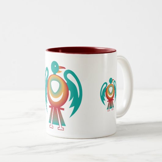 Thunderbird V2 Tweekleurige Koffiemok (Voorkant rechts)