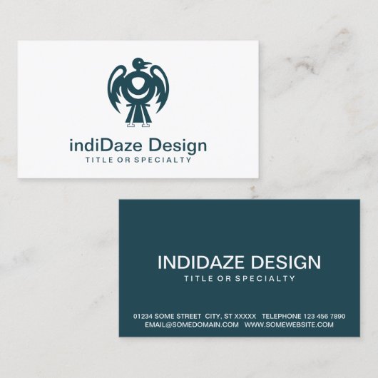 Thunderbird V2 Visitekaartje (Voorkant / Achterkant)