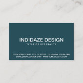 Thunderbird V2 Visitekaartje (Achterkant)