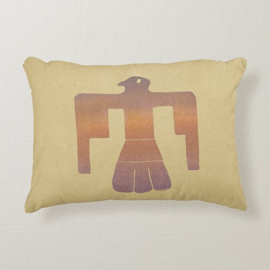 Thunderbird Waterverf Accent Kussen (Voorkant)