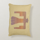 Thunderbird Waterverf Accent Kussen (Achterkant (Verticaal))