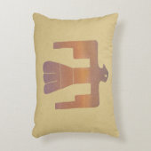 Thunderbird Waterverf Accent Kussen (Voorkant(Verticaal))