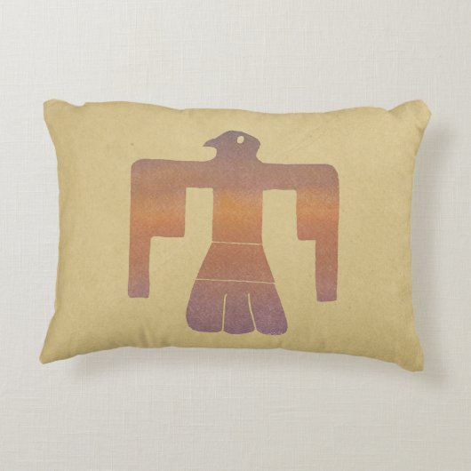 Thunderbird Waterverf Accent Kussen (Achterkant)