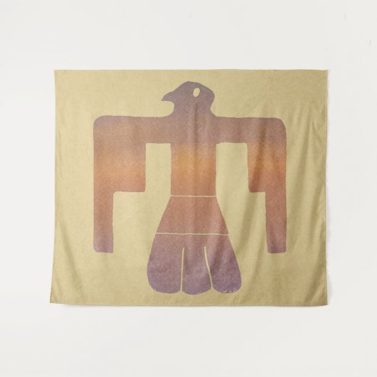 Thunderbird Waterverf Wandkleed (Voorkant (horizontaal))