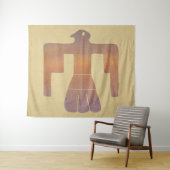 Thunderbird Waterverf Wandkleed (In Situ (horizontaal))