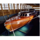 Thunderbird Yacht Staand Fotobeeldje<br><div class="desc">55' Teak en Mahogany Roof van roestvrij staal</div>
