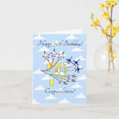 Thunderbirds 70th - Verjaardag Kaart Blue Sky (Gele Bloem)