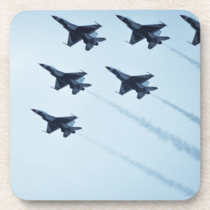Thunderbirds F-16 vliegshow Bier Onderzetter