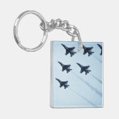 Thunderbirds F-16 vliegshow Sleutelhanger (Voorkant Links)