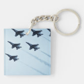 Thunderbirds F-16 vliegshow Sleutelhanger (Achterkant)