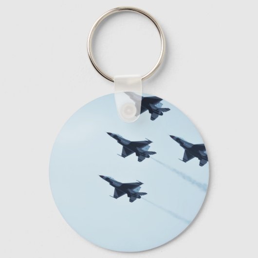 Thunderbirds F-16 vliegshow Sleutelhanger (Voorkant)