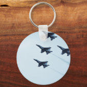 Thunderbirds F-16 vliegshow Sleutelhanger (Achterkant)