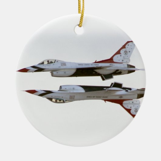 Thunderbirds Manoeuvre - Spiegel Keramisch Ornament (Voorkant)