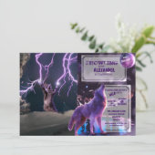 Thunderbolkat Kaart (Staand voorkant)