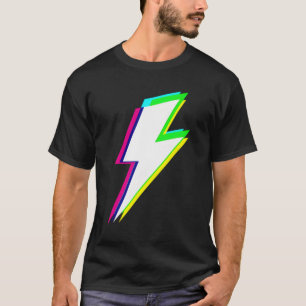 Thunderbolt Cool Lightning in Trippy elektrische b T-shirt