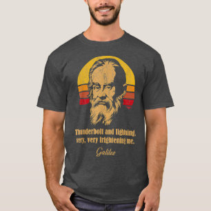 Thunderbolt en blikseminslag Galileo Astronomie Me T-shirt