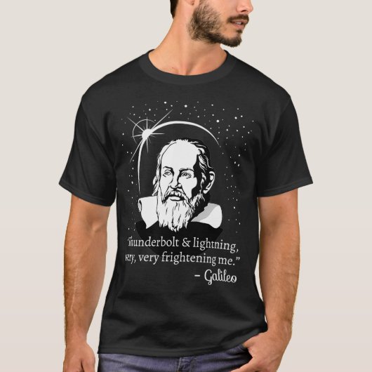 Thunderbolt en Lightning Galileo Science Gift T-shirt (Voorkant)
