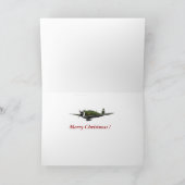 Thunderbolt Low Pass Feestdagen Kaart (Binnen)