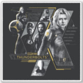 Thunderbolts* | Groepsstrip Sticker (Voorkant)