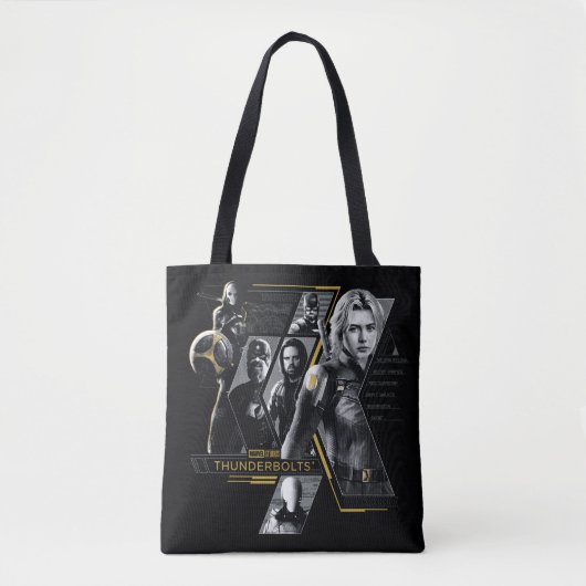 Thunderbolts* | Groepsstrip Tote Bag (Voorkant)
