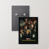 Thunderbolts* | Group Fighting Theatrical Button (Voorkant / Achterkant)