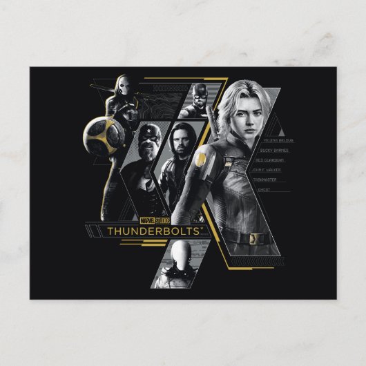 Thunderbolts* | Group Graphic Briefkaart (Voorkant)