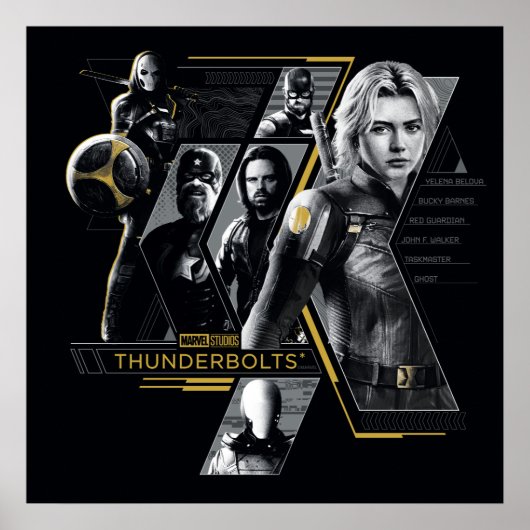 Thunderbolts* | Group Graphic Poster (Voorkant)